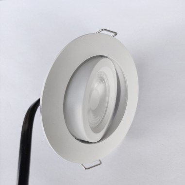 Spot LED Blanc encastrable 7W fin et plat