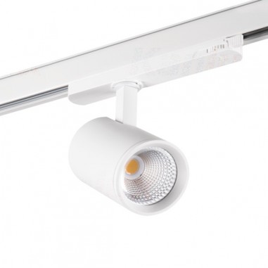 Projecteur LED sur rail triphasé 18W blanc