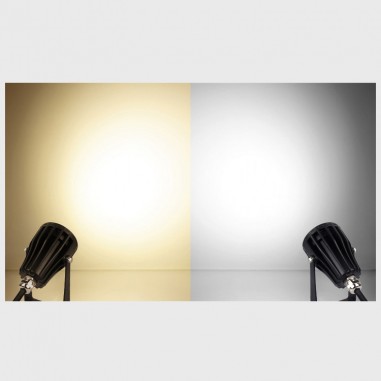 Projecteur LED RGB + Blanc variable 6W