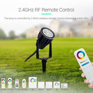 Projecteur LED RGB + Blanc variable 6W