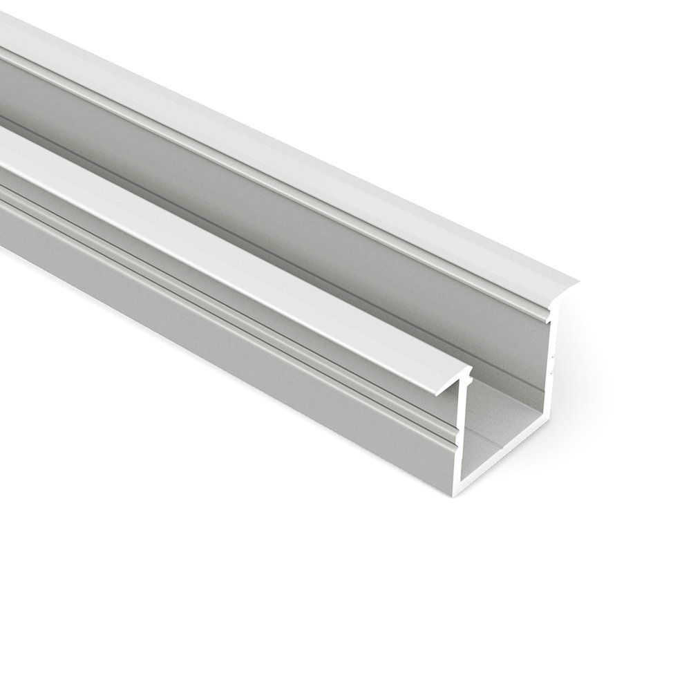 Profilé aluminium encastrable mur et plafond 36x28mm