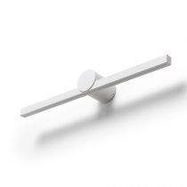 Applique murale design blanche LUISA 60 vue de dessous éteinte