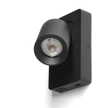 Spot ovale LED avec réflecteur orientable VOLTERA éteint