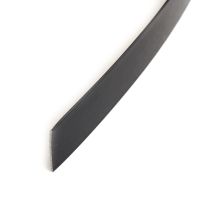 Plat métallique noir pour corniche sans support