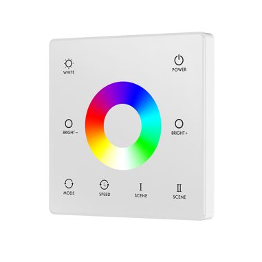 Télécommande murale RGB ou RGBW 1 zone à piles