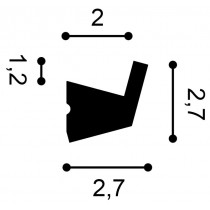 Dimensions corniche LED CX189