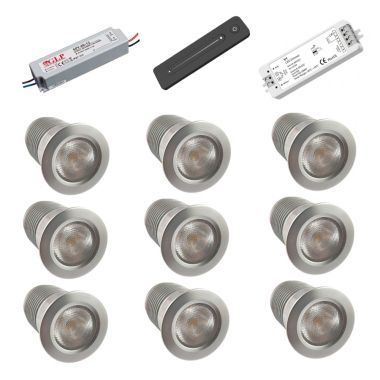 Pack 9 mini spot LED Encastrable 6W avec branchement sur fils