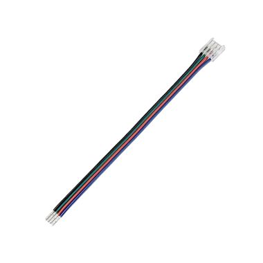 Raccord rapide pour ruban LED RGB femelle fils de 14cm