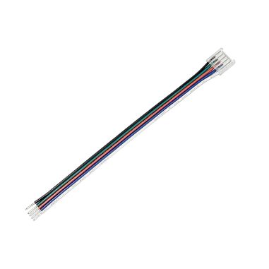 Raccord rapide pour ruban LED RGBW femelle fils de 14cm