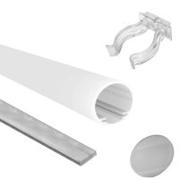Profilé translucide pour ruban LED 25mm