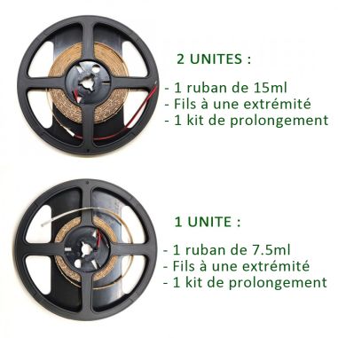 Ruban LED 230V 15 mètres haute puissance