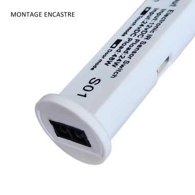 Montage interrupteur IR en encastré