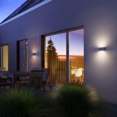 Applique extérieure noire up & down