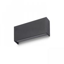 Applique extérieure rectangulaire avec éclairage vers le haut et le bas