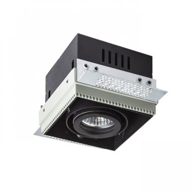 spot encastrable noir