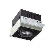 spot encastrable noir