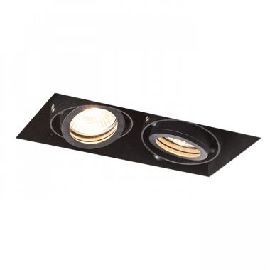 Spot encastrable noir ELECTRA II GU10