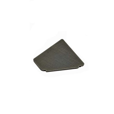 Bouchon profilé oblique asymétrique noir