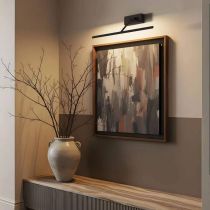 Exemple d'éclairage de tableau avec applique LED