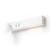 Applique murale chevet blanche