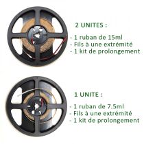 Ruban LED 230V 15 mètres haute puissance