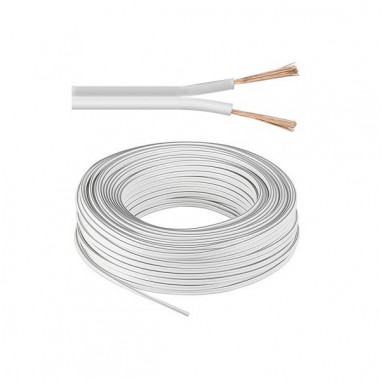 Câble deux fils 0.5 mm² sans gaine