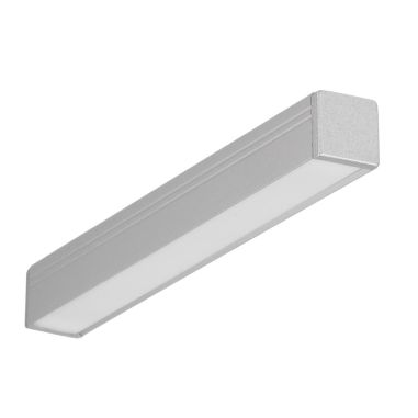 Ensemble complet profilé et diffuseur in alu 10 mm pour ruban led