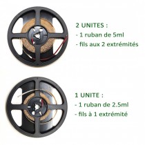 Unité de vente ruban LED Blanches COB 10mm wide