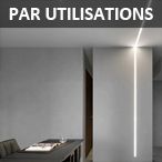 Barres LED encastrées plafonds murs