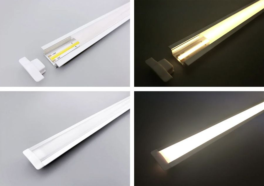 Ligne continue ruban LED COB