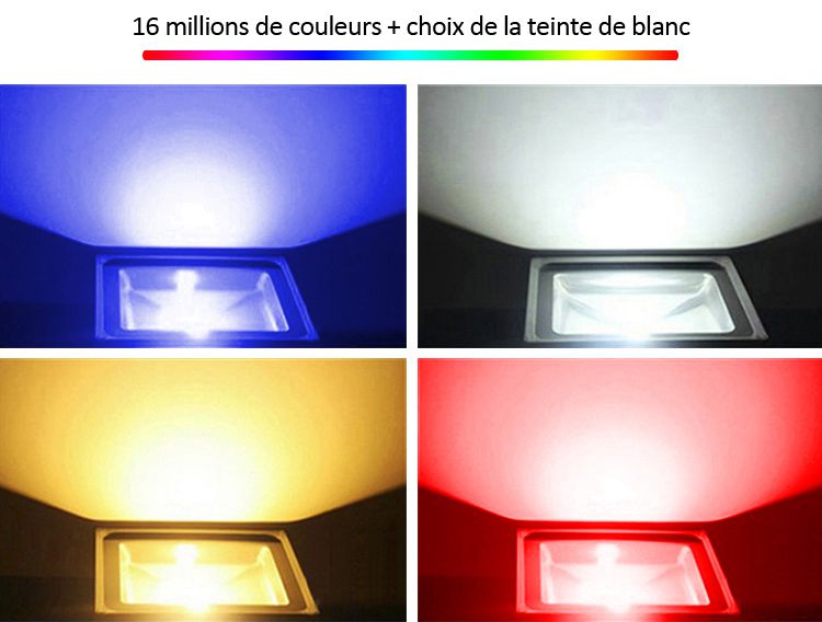 Projecteur LED 100W puissant pour extérieur ou bâtiment - ®